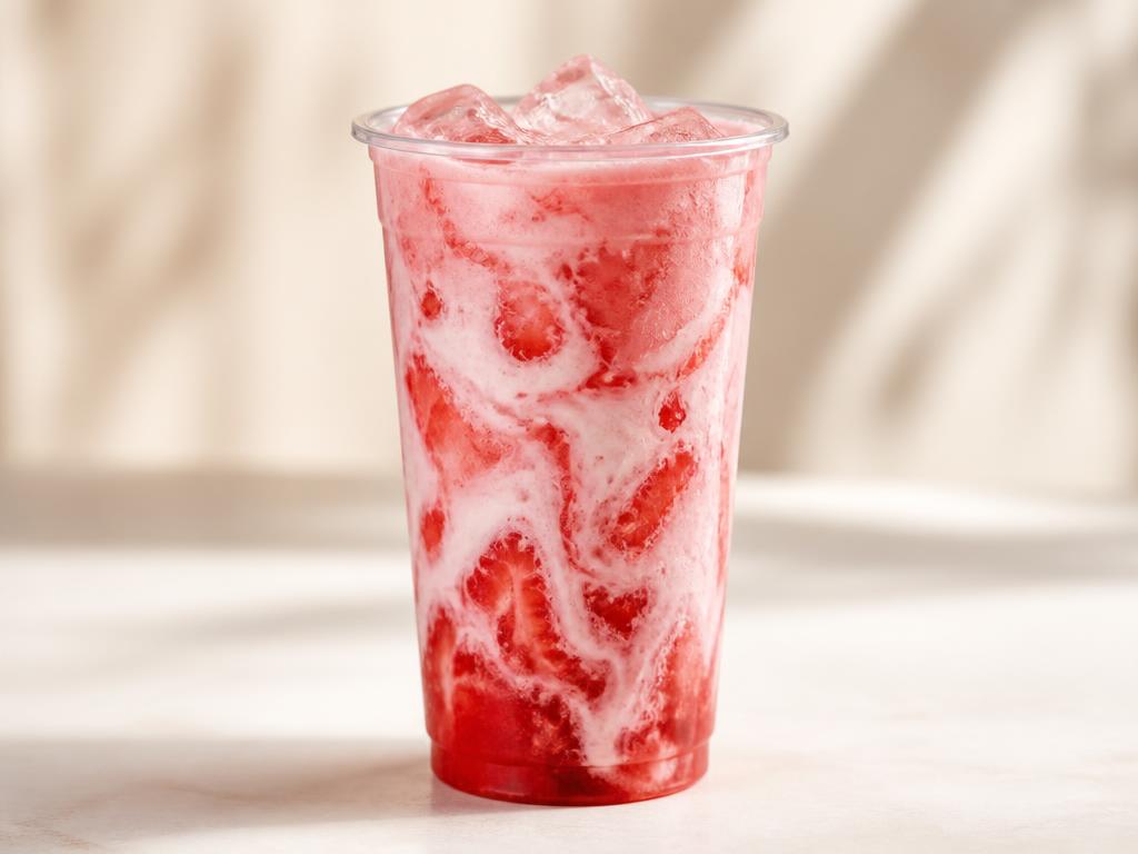 Strawberry Cream Dirty Soda